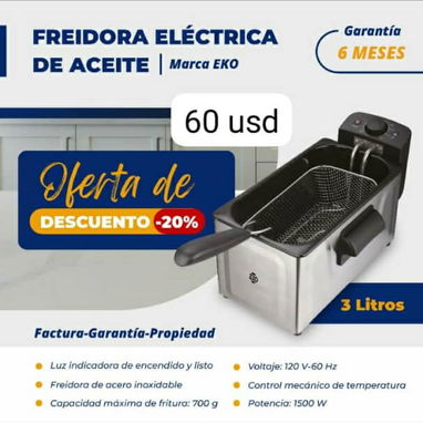 Freidoras eléctricas - Img 119957390