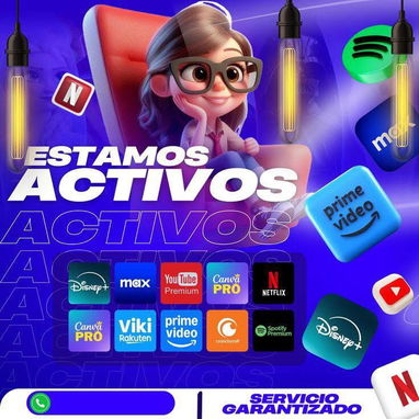 🍿Netflix, 🎞️Disney + , Apple tv 📺 , Vix , VPN , Prime Video 🎥, Hbo , Spotify 🎶, Viki , Chat gpt y mucho mass - 2/2
