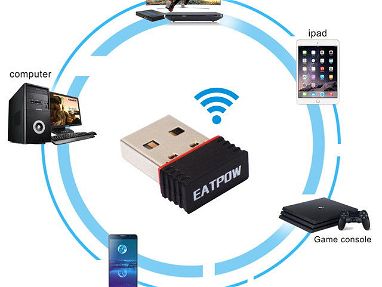 ⭕️ ADAPTADOR WIFI ✅ Adaptador Bluetooth USB ✅ Receptor inalámbrico USB ✅ Adaptador Portátil para Wifi - Img 49096745