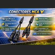 Conectores mc4 en Y para las conexiones en paralelo de los paneles - Img 56689561