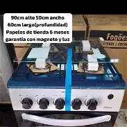 Cocina de gas con magneto y luz en el horno (dimensiones en la foto) 450 usd - Img 45772768