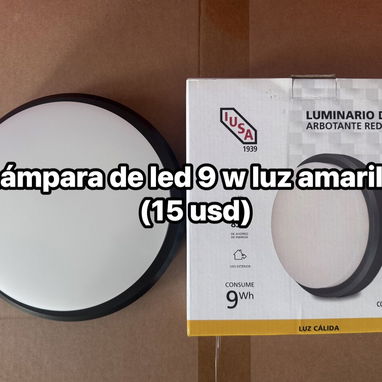 Lámparas led una de luz amarilla y la otra luz blanca - 2/2
