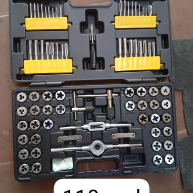 Juego de tarrajas,ideal para hacer todo tipo de roscas macho y hembra - Img 125948012