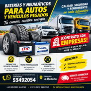 Venta de neumáticos y baterías en la Habana contáctenos al 53492054 todo nuevo, hacemos contrato con empresas - Img 57368648