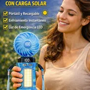 🌬️Ventilador de mano 🔌🔋 (carga solar y por USB) - Img 57357793