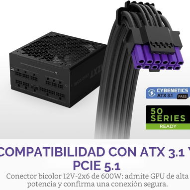 Fuente NZXT C850 Gold Core - ATX 3.1 de 850W - 80 Plus Gold new 52815418 - Img 122481224