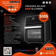 🍗12 LITROS 🍗 FREIDORA DE AIRE EKO 1700W 12L. MENSAJERÍA CON FACTURA Y GARANTÍA. TL 54833699 - Img 54226292