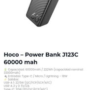 Powerbank Hoco - Power Bank J123C P0851-AV004 - Img 57833120
