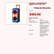 Bocina Recargable NDR-1095: 6000W de Potencia con Micrófono Calidad Real VPT#-0359 - Img 55438578