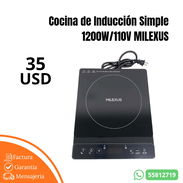 Cocina de Inducción Simple 1200W/110V MILEXUS - Img 55633133