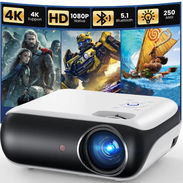 Proyector portátil HAPPRUN H1 Full HD 1080p con Bluetooth y altavoces integrados - Img 56891345