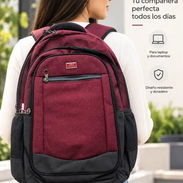 MOCHILA M-4 para laptop. Mochila amplia y acolchada, ideal para trabajo, universidad y uso diario.US$30.00 - Img 58280791