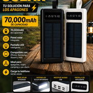 Powerbank solar de 70,000mAh - Img 56283540