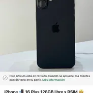 iphone 16 plus con ranura para Sim física - Img 55628141