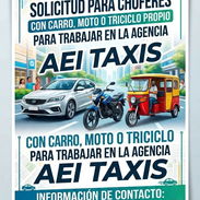 Solicitudes para choferes con carro,moto o triciclo propio - Img 54398970