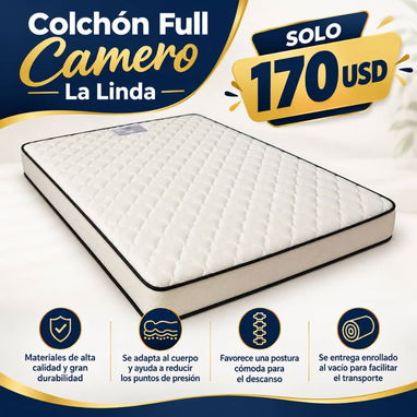 ¡Descansa como te mereces! 😴✨ Renueva tu dormitorio con nuestros Colchones Nuevos de Alta Calidad - 2/4