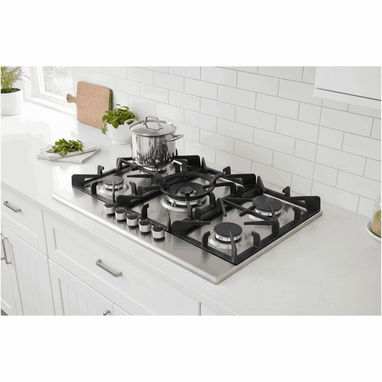Excelente Cocina de Gas Empotrada Italiana de Acero Inoxidable, marca Drija Milan 90. NUEVA en su caja - Img 119104447