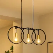 Lámpara de techo de 3 aros - Img 58007407