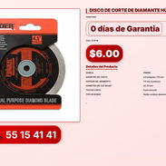 DISCO DE CORTE DE DIAMANTE HÚMEDO VPT-0099 - Img 56197549