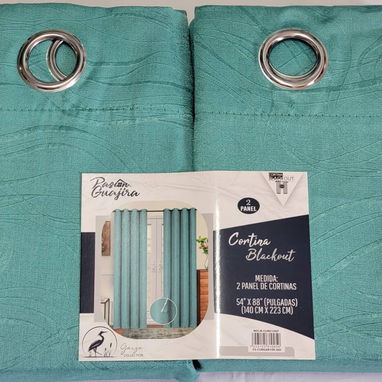 Cortinas tapasol juego de 2 paños (UH) - 5/9