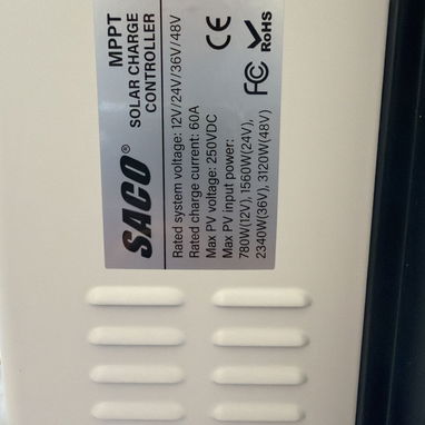 Mppt Controlador Solar Saco 60A $180 - 4/4