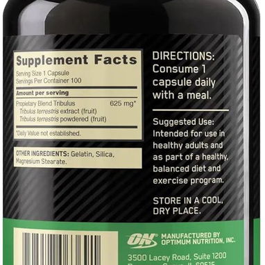 Tribulus Capsules (ON) 100 caps - 3/4