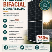 Panel bifacial monocristalino de 750 w - Img 55813196