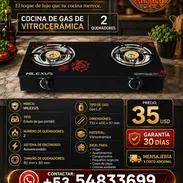 🍲 VITROCERÁMICA 🍲 COCINA DE GAS DE VITROCERÁMICA 2 QUEMADORES. MENSAJERÍA CON FACTURA Y GARANTÍA. 📲 54833699 - Img 56793662