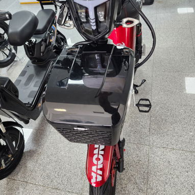 Bici moto Halcon en negra y rojas 48v 50ah 120km por carga - 2/4