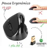MOUSE ERGONÓMICO INALÁMBRICO ✅️ - Img 50016711