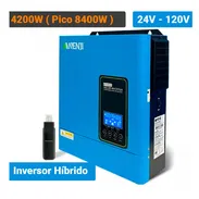 Inversor Solar Híbrido Anenji 4200W 24V 110/120V con MPPT 120A Onda Sinusoidal Pura PRECIO : 520 USD 1 mes de garant - Img 57895497