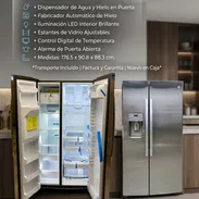 Refrigerador Side-by-Side 25.1 Pies General Electric $1980 USD | Envío Gratis | Factura + Garantía | Acero Antihuellas - Img 57778779