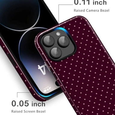 🍑Funda Retro para iPhone 14 Pro Max – Diseño Lunares Otoño🍑 - 4/6