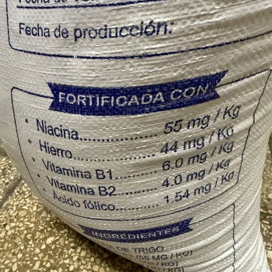 HARINA DE TRIGO FORTIFICADA. SACOS DE 25 KG. - Img 124332376