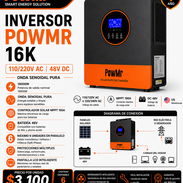 Inversor POWMR 16K 110/220V AC 48V DC - Nuevo - Img 57392026