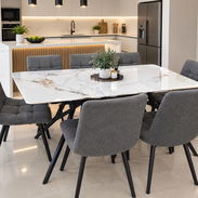Juego de comedor de 6 sillas 650 usd mensajería incluida - Img 58461084
