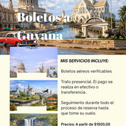 Venta de boletos a Guyana o cualquier destino - Img 54834880