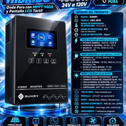 Inversor Solar Híbrido SUMRY 4000W 24V a 120V Onda Pura con MPPT 140A y Pantalla LCD Táctil, entrega de Factura - Img 57410840