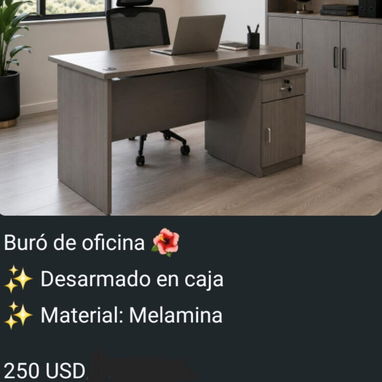 Silla de oficina (fijas, giratorias, ejecutivas) y mesas de oficina (buró de escritorio) - 10/10