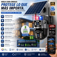 Cámara solar vigilancia exterior 8Mpx/ 2 cámaras - Img 55783802