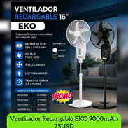 Ventilador Recargable 16 EKO 9000mAh - Img 57151505
