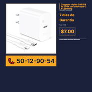 CARGADOR RÁPIDO GAR154 DE 20W CON CABLE TIPO C A LIGHTNING VPT# -0007 - Img 56243173