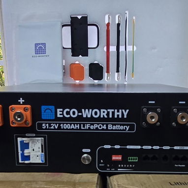 🔴BATERÍA LIFEPO4 ECO-WORTHY 51.2V 100AH. 1300USD - 2/3