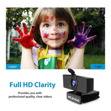 📹✨ Webcam NexiGo N60 Full HD 1080P con micrófono. Cámara de computadora 💻🎥 🌐 - Img 126581443