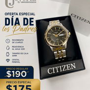 Reloj Citizen Doble Tono Negro y Dorado de Cuarzo - Img 54727321