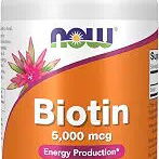 Biotina 5000mcg (NOW Foods · 120 cápsulas) - 6/6