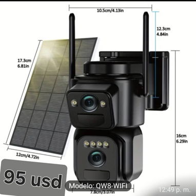 Cámaras de seguridad con panel solar - Img 122469789