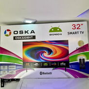 Smart TV marca OSKA 32 pulgadas, viene con su soporte para la pared 320 USD - Img 45505156