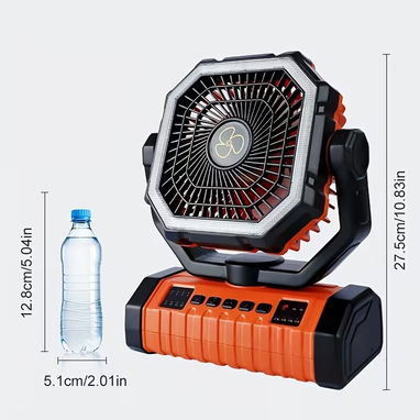 VENTILADOR RECARGABLE YOOMUE MODELO X11 20000MAH LED CONTROL REMOTO 4 VELOCIDADES ENVÍO DISPONIBLE + GARANTÍA - 3/10