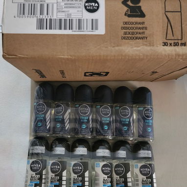 Desodorante NIVEA Black & White Invisible Clear Roll On 72h Protection y NIVEA FRESH OCEAN Roll On 48h Protection. - 3/3